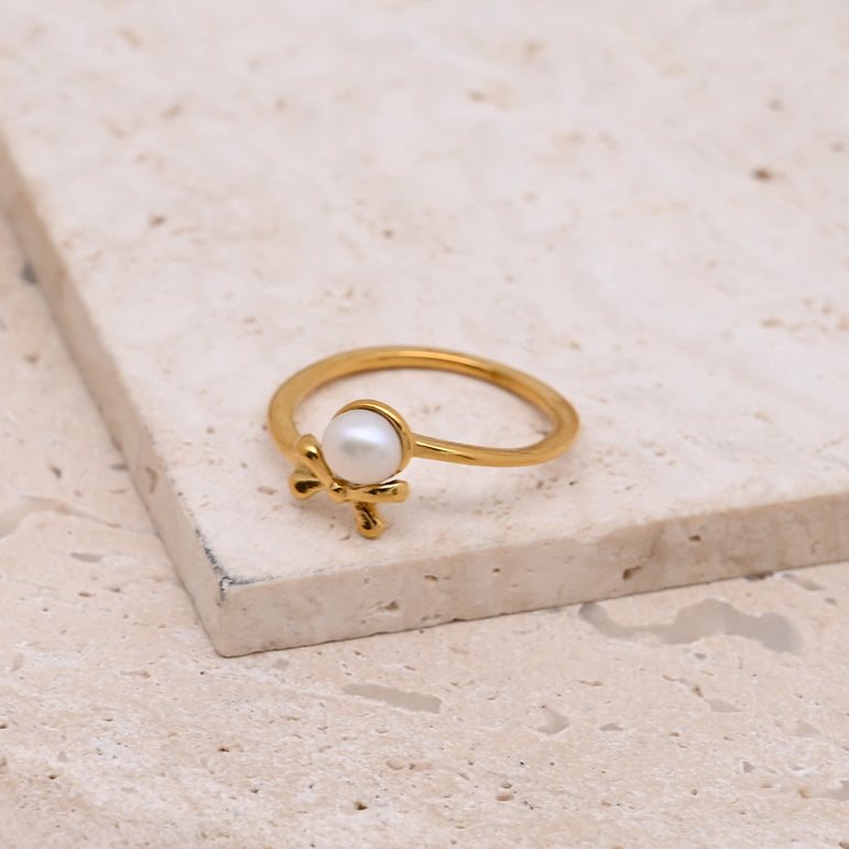 Little Pearl Promise Ring