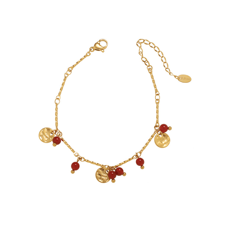 CherryOnTop Bracelet - The Jazzy Owl