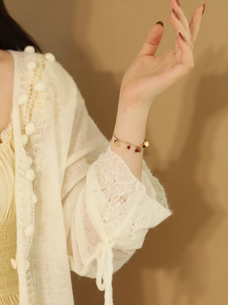 CherryOnTop Bracelet - The Jazzy Owl