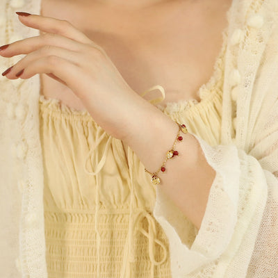 CherryOnTop Bracelet - The Jazzy Owl