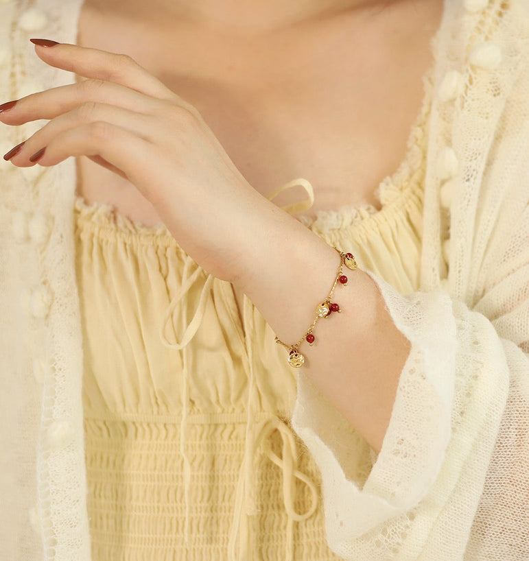 CherryOnTop Bracelet - The Jazzy Owl