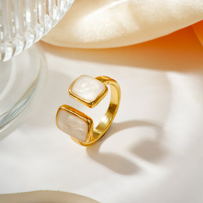Ivory Aura Ring - The Jazzy Owl