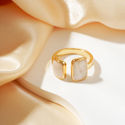 Ivory Aura Ring - The Jazzy Owl
