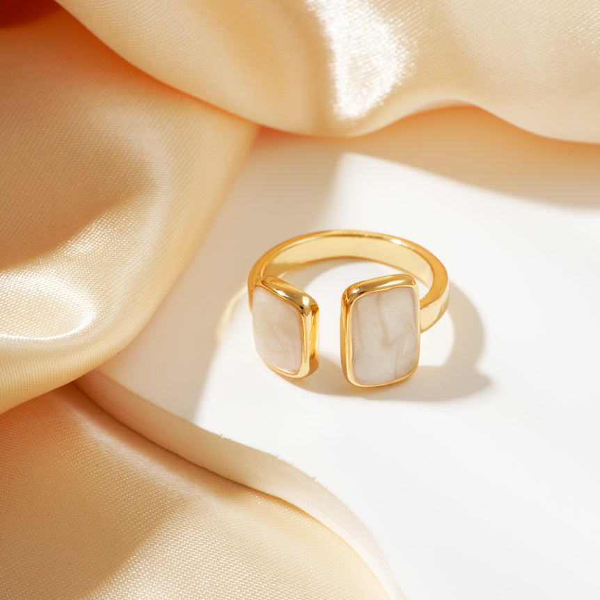 Ivory Aura Ring - The Jazzy Owl