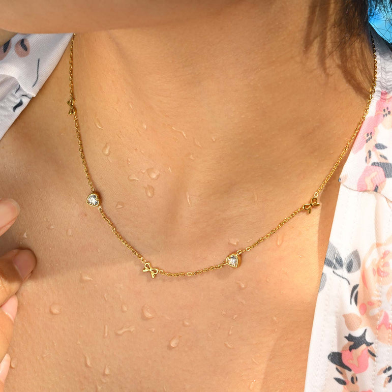 Starlight Bow Necklace - The Jazzy Owl