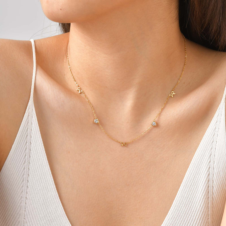 Starlight Bow Necklace - The Jazzy Owl