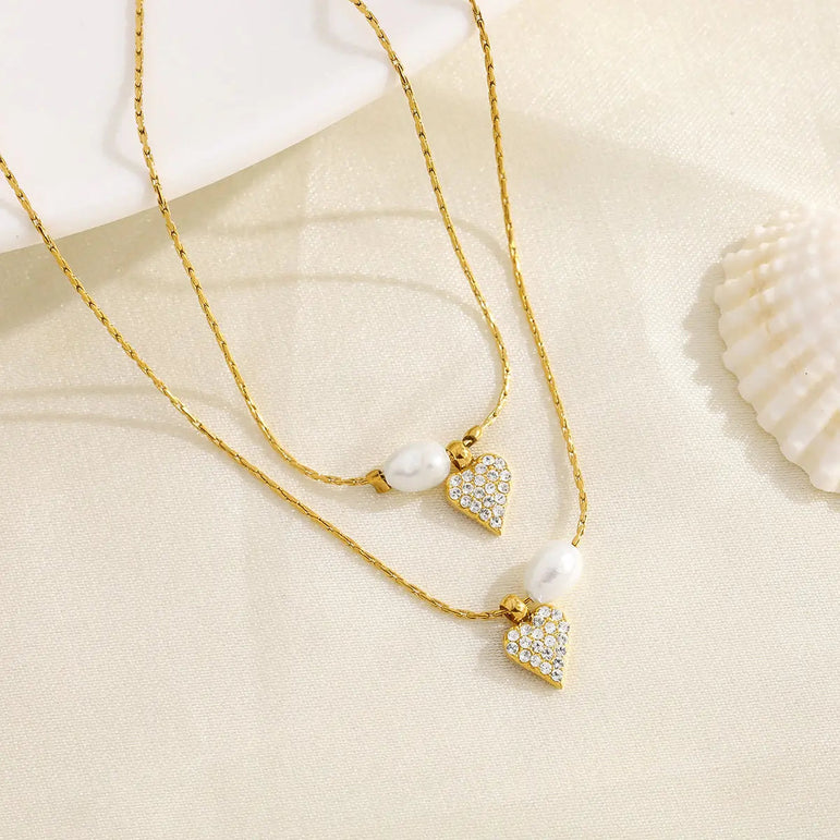 Promise Pearl Heart Bracelet - The Jazzy Owl
