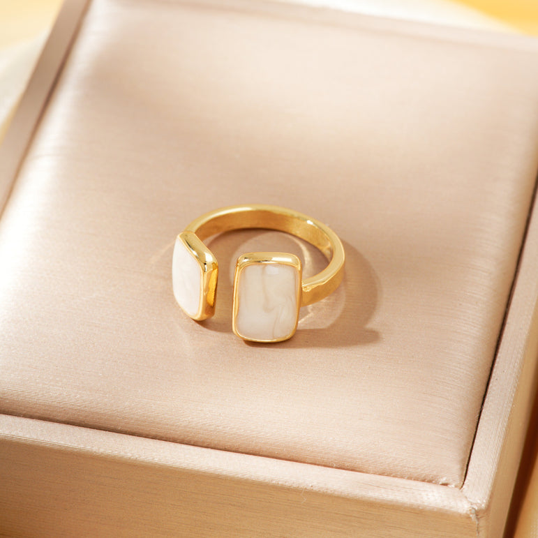Ivory Aura Ring - The Jazzy Owl