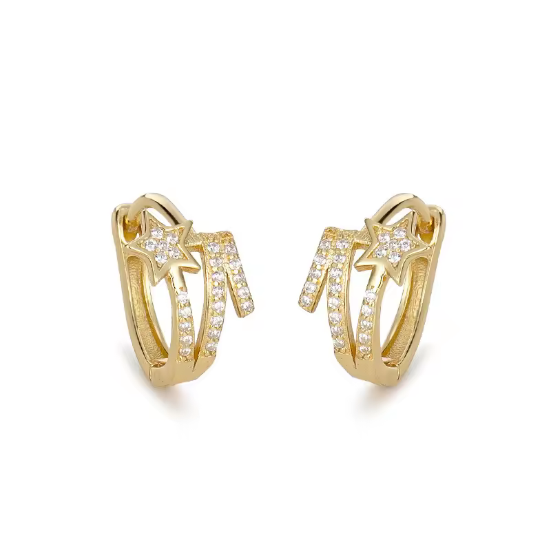 Wish Upon a Hoop Earrings