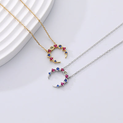 Rainbow Cascade Necklace