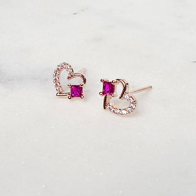 Blush Promise Studs - The Jazzy Owl