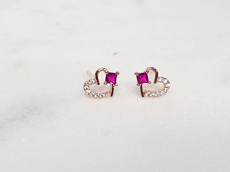 Blush Promise Studs - The Jazzy Owl