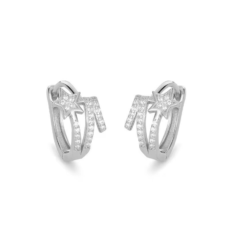 Wish Upon a Hoop Earrings