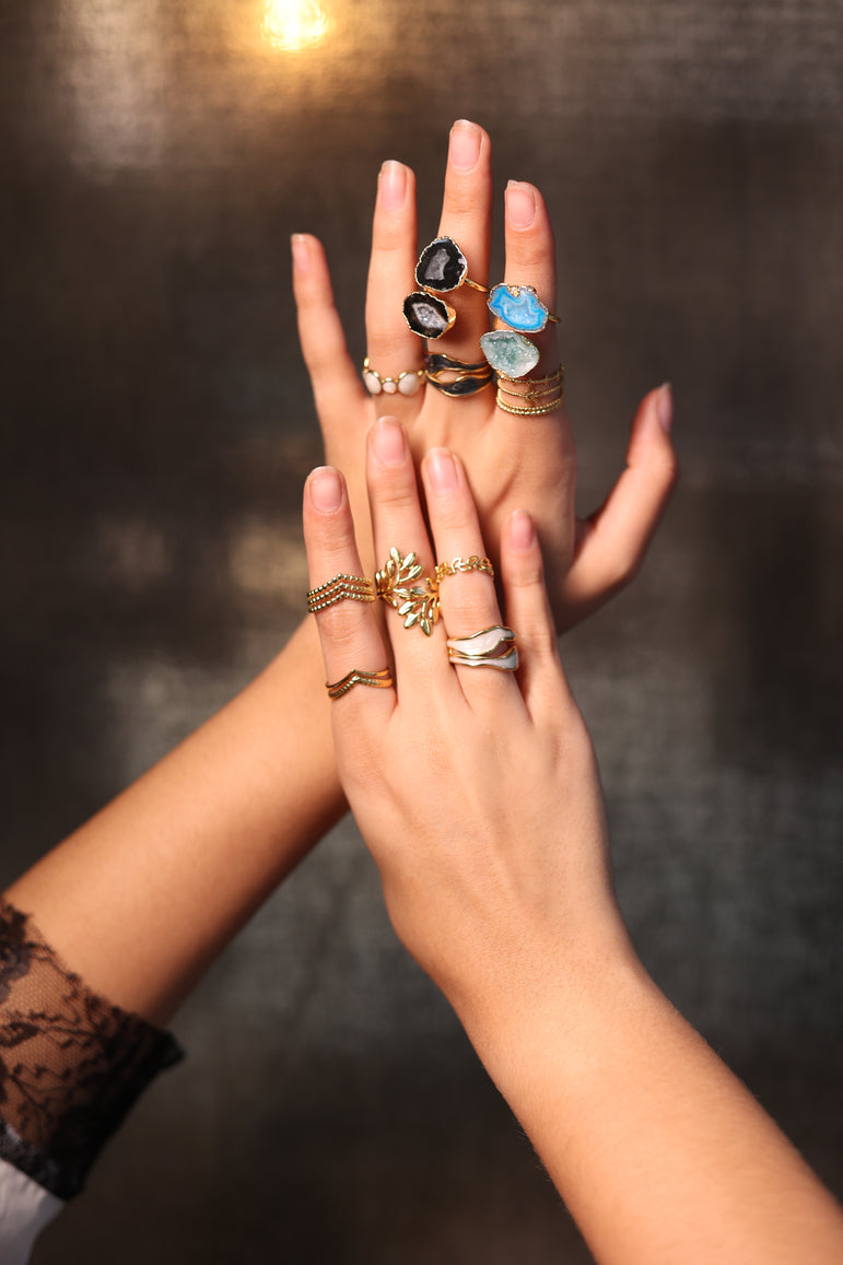 Crown of Leaves Ring