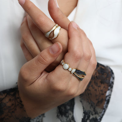White Aura Ring