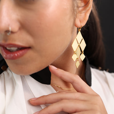 Gold & Beautiful Earrings