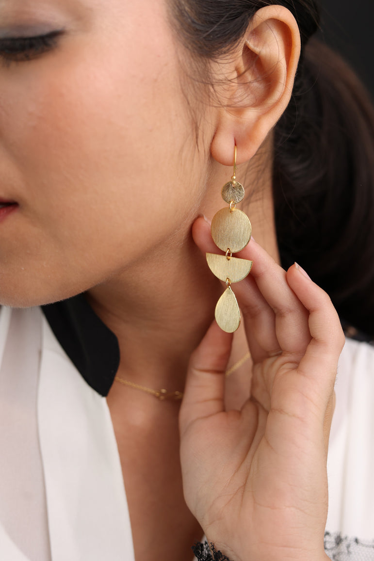 Gold & Beautiful Earrings