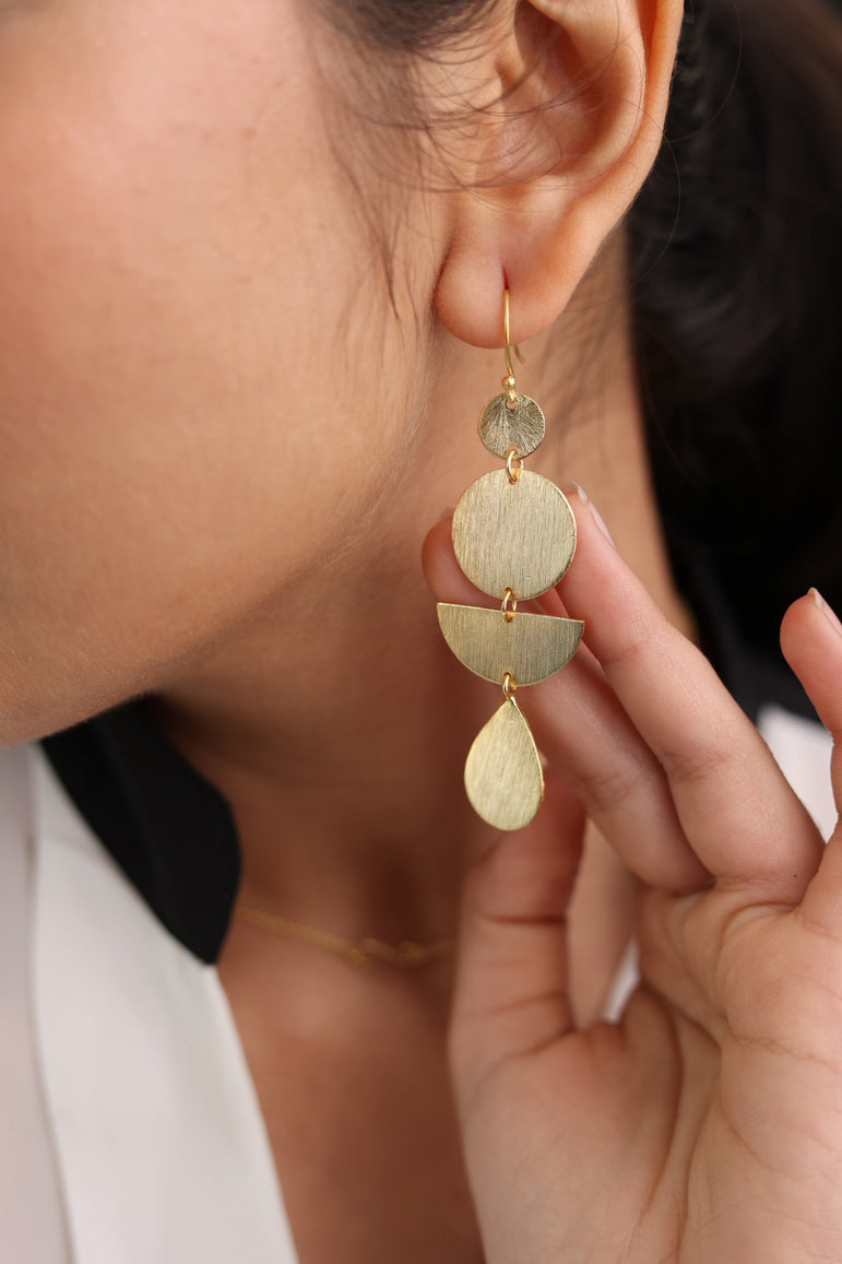 Gold & Beautiful Earrings