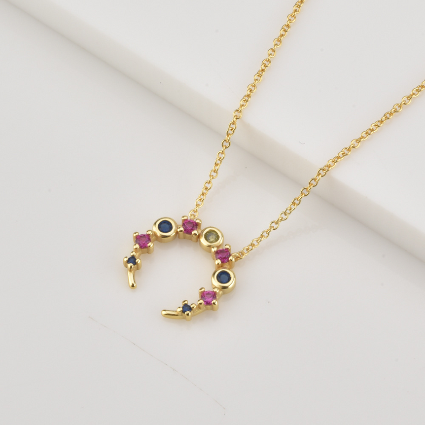 Rainbow Cascade Necklace