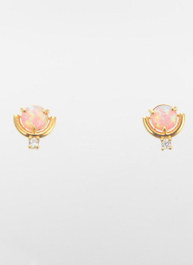 Opal Pop Stud Earrings