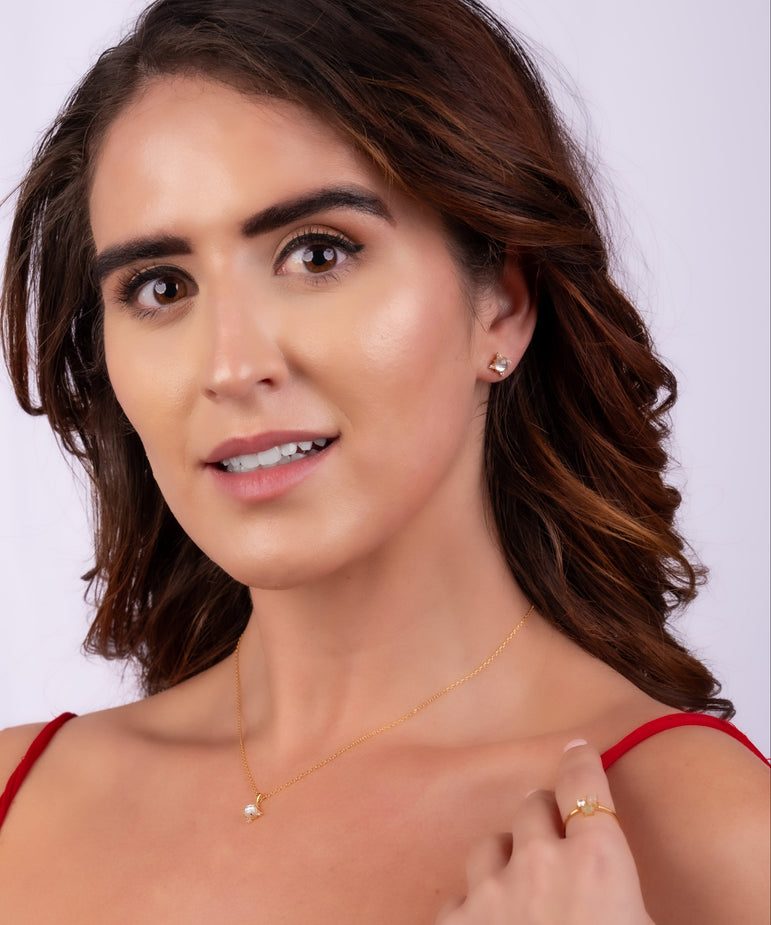 Moonhalo Stud Earrings