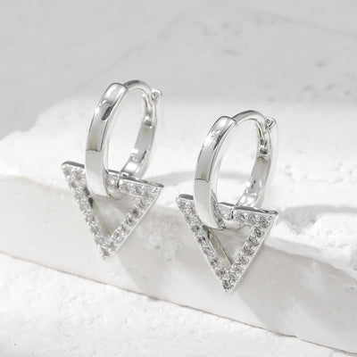 Vibe V Huggie Hoops Earrings