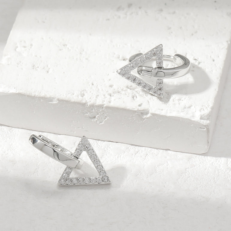 Vibe V Huggie Hoops Earrings