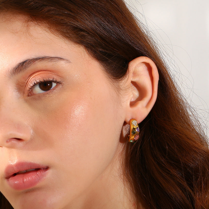 Party Pebbles Stud Earrings