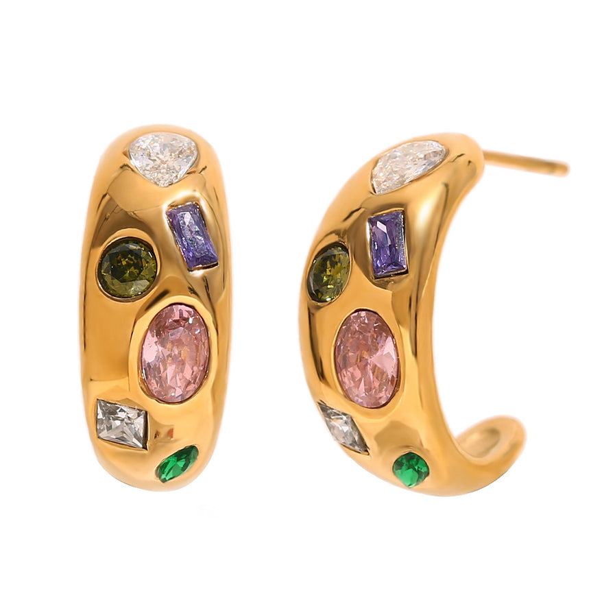 Party Pebbles Stud Earrings