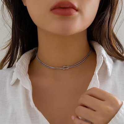 Link Knot Necklace - The Jazzy Owl