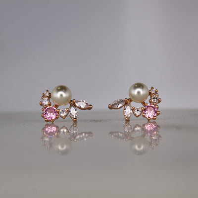 Bunny Blush Stud Earrings - The Jazzy Owl