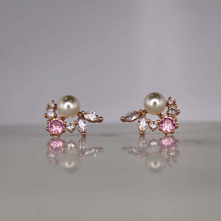 Bunny Blush Stud Earrings - The Jazzy Owl
