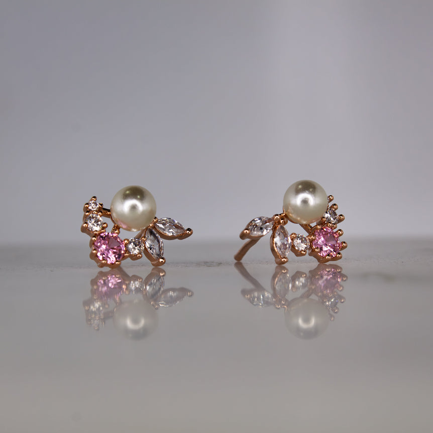 Bunny Blush Stud Earrings - The Jazzy Owl