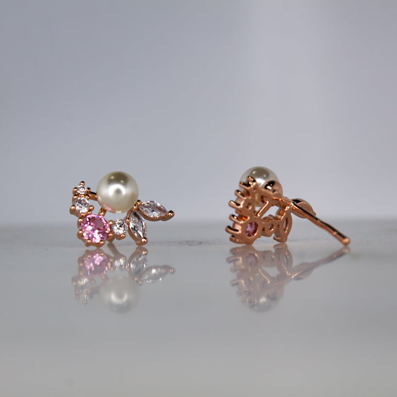 Bunny Blush Stud Earrings - The Jazzy Owl
