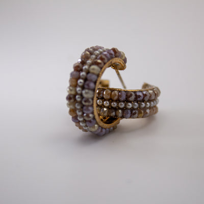 Duchess Edge Hoop Earrings