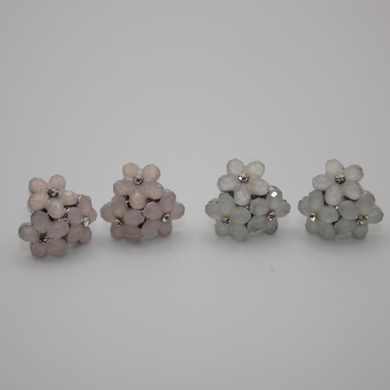 Mother of Pearl Bloom Studs - The Jazzy Owl