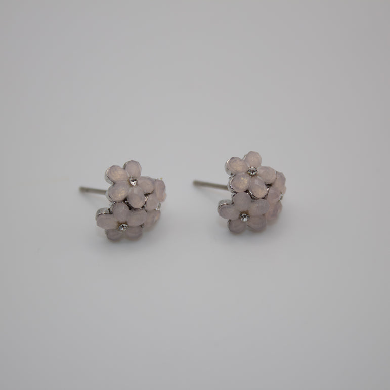 Mother of Pearl Bloom Studs - The Jazzy Owl