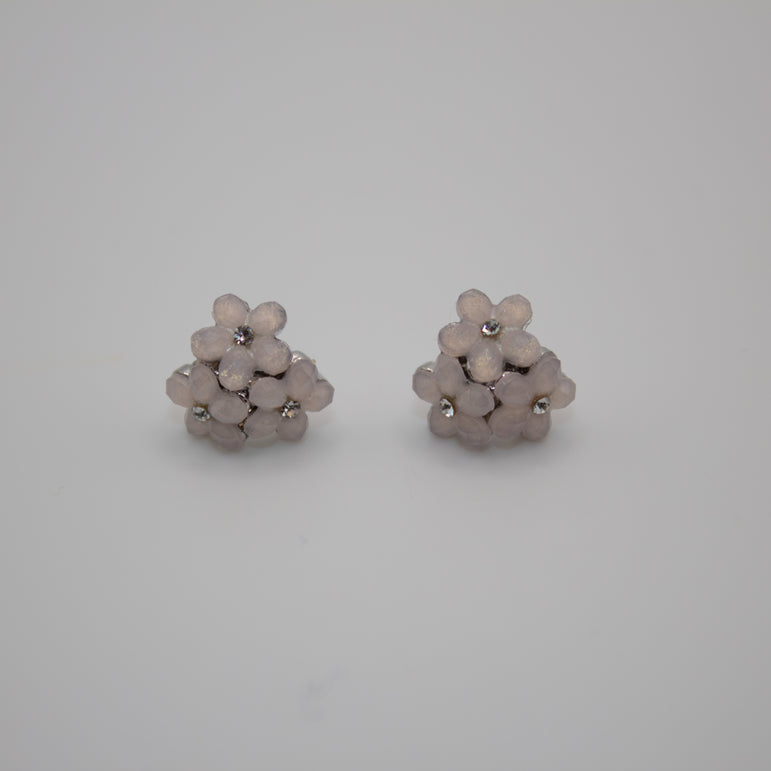 Mother of Pearl Bloom Studs - The Jazzy Owl