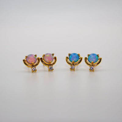 Opal Pop Stud Earrings