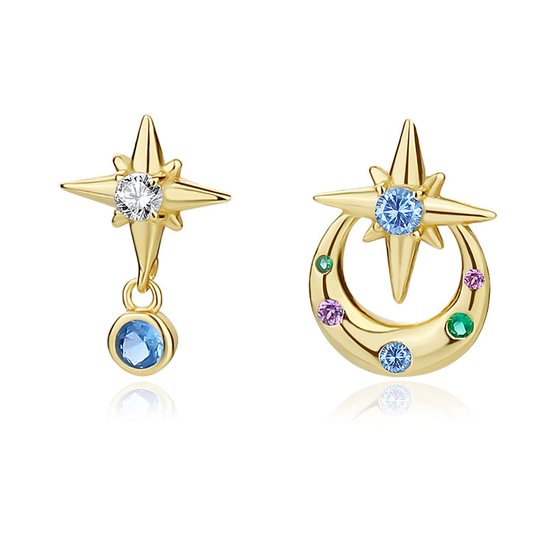 Celestial Mischief Stud Earrings