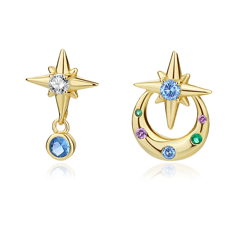 Celestial Mischief Stud Earrings