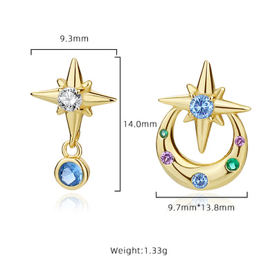 Celestial Mischief Stud Earrings