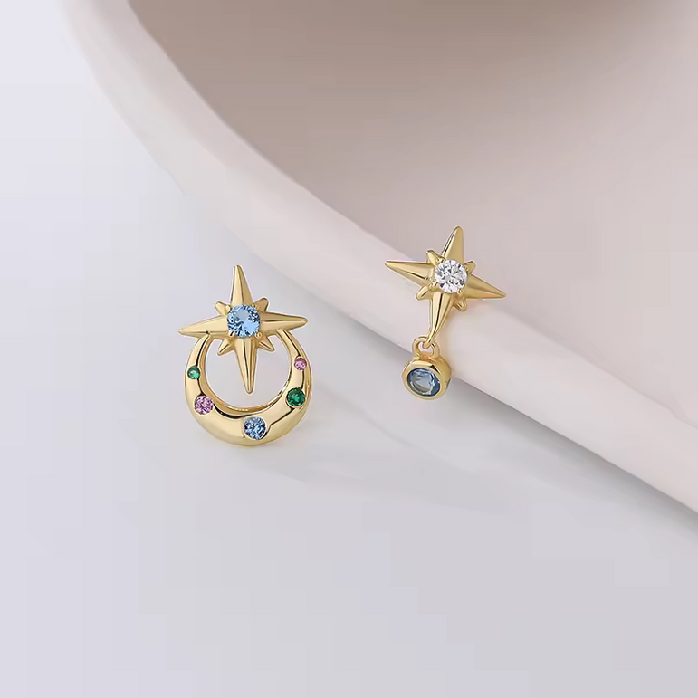 Celestial Mischief Stud Earrings