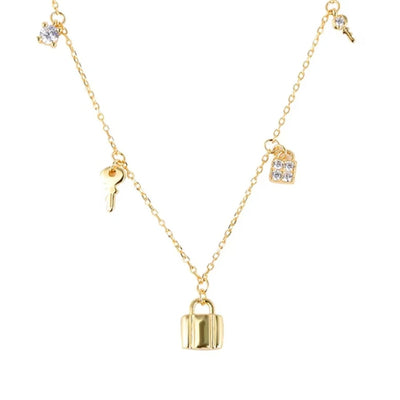 Love Lock Charm Necklace
