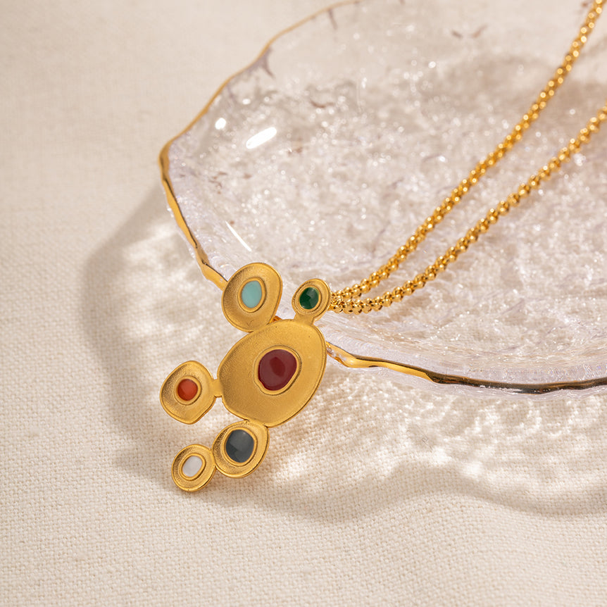 Lollipop Cluster Necklace