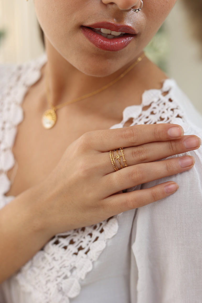 Sunbeam Cuff Ring - The Jazzy Owl