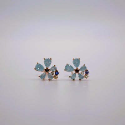 Blue Me Away Studs - The Jazzy Owl