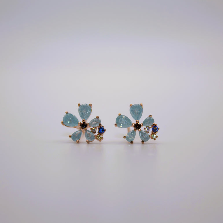 Blue Me Away Studs - The Jazzy Owl