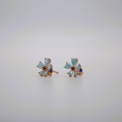 Blue Me Away Studs - The Jazzy Owl
