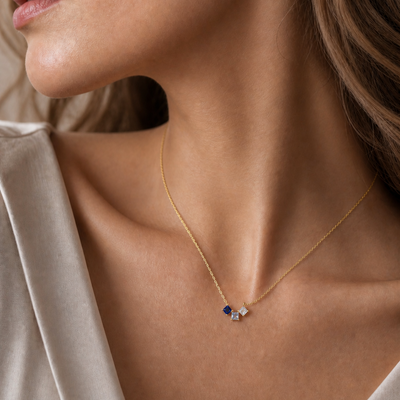 Blue Wink Necklace